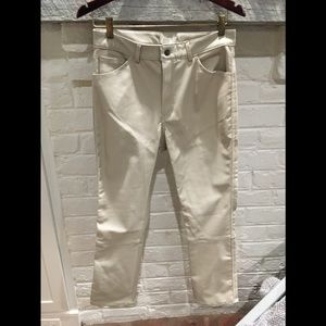NWT H&M khaki pants. Looks like beautiful leather!